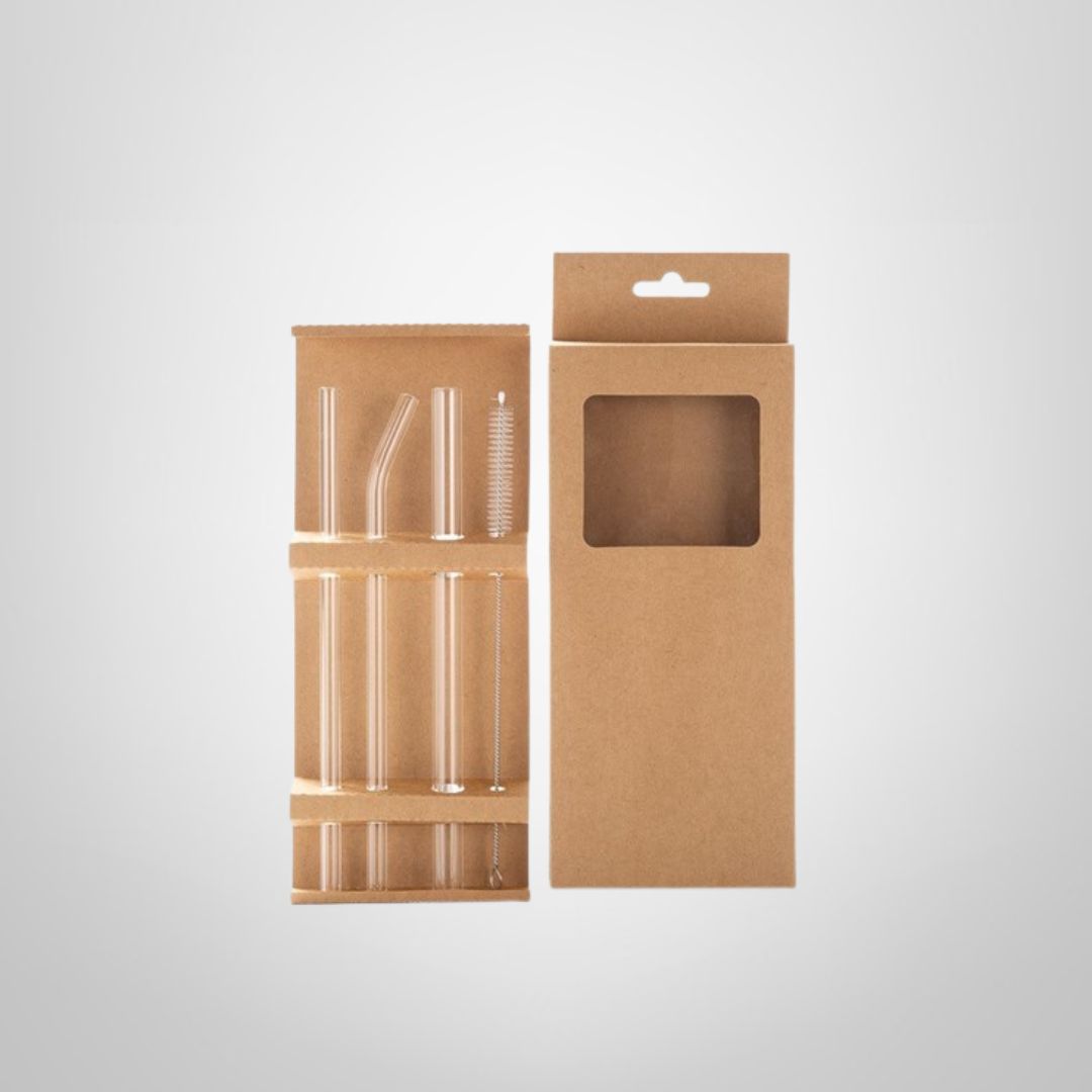 Sorbitos x3 de Vidrio + Limpiador en Caja de Carton