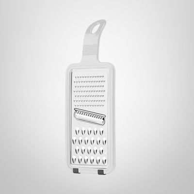 Rallador de Acero Inoxidable c/Borde Plástico Blanco TRAMONTINA