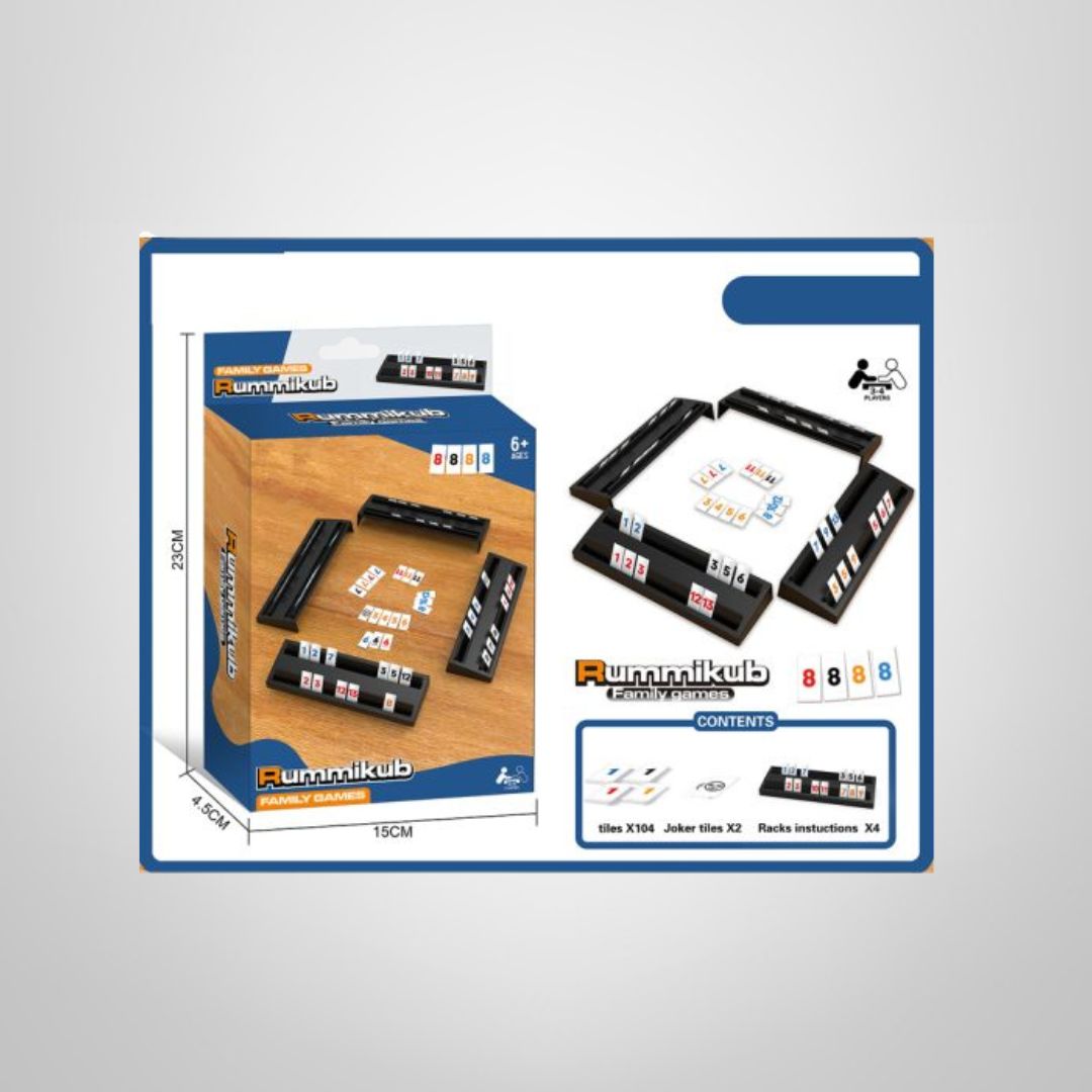 Juego de Mesa Rummikub en Caja 14,8x23x4,5cm