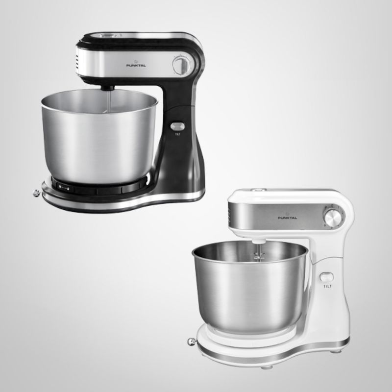 Batidora con Bowl de Acero Inox Giratorio PUNKTAL