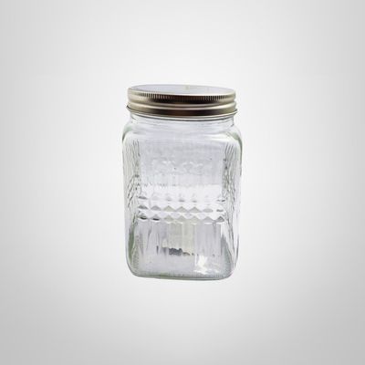 Recipiente de Vidrio c/Tapa de Metal 720ml