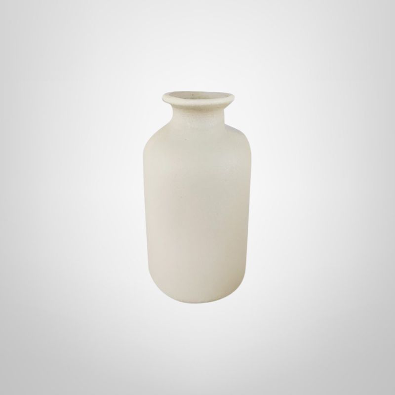 Florero de Cerámica Blanco 6,8x12cm