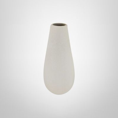 Florero de Cerámica Blanco 7,5x15cm