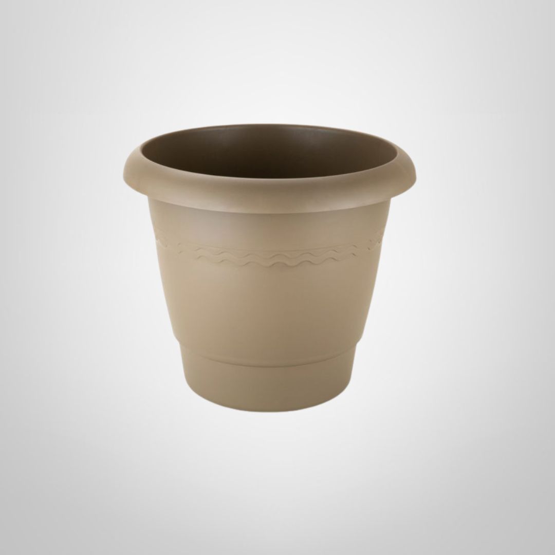 Maceta Plástica Beige 15 Litros 30x30cm