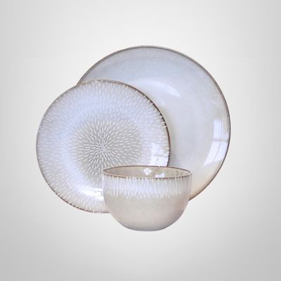 Bowl de Cerámica &quot;Handcrafted&quot; 13cm Crema