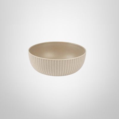 Bowl de Cerámica &quot;Sable&quot; Beige 16,8cm