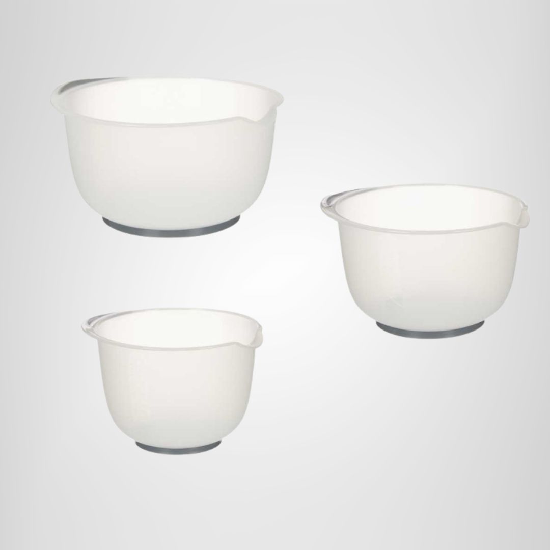 Set 3 bowl medidor con silicona
