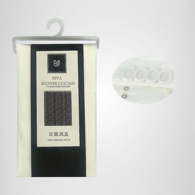 Cortina de baño poliéster blanca