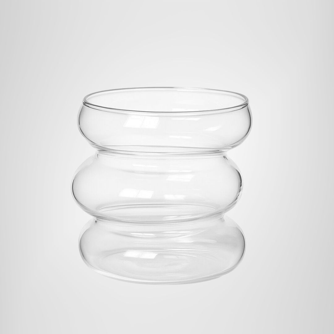Vaso con ondas borosilicato 450ml