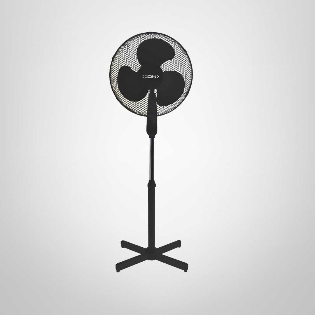 Ventilador de Pie 40cm 1,7 mts Negro XION