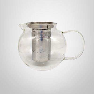 Tetera de Vidrio ¨Queen¨ 1000ml 13x13cm c/Filtro