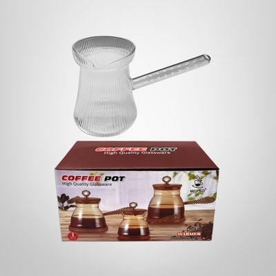 Jarro para Café de Vidrio Labrado 420ml