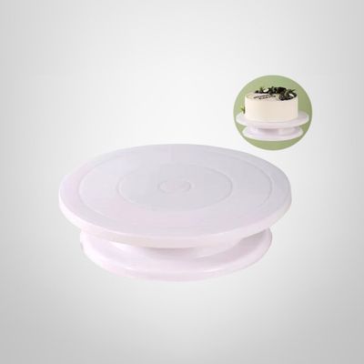 Plato Plástico de Torta Giratorio 18,5x28,5x8cm