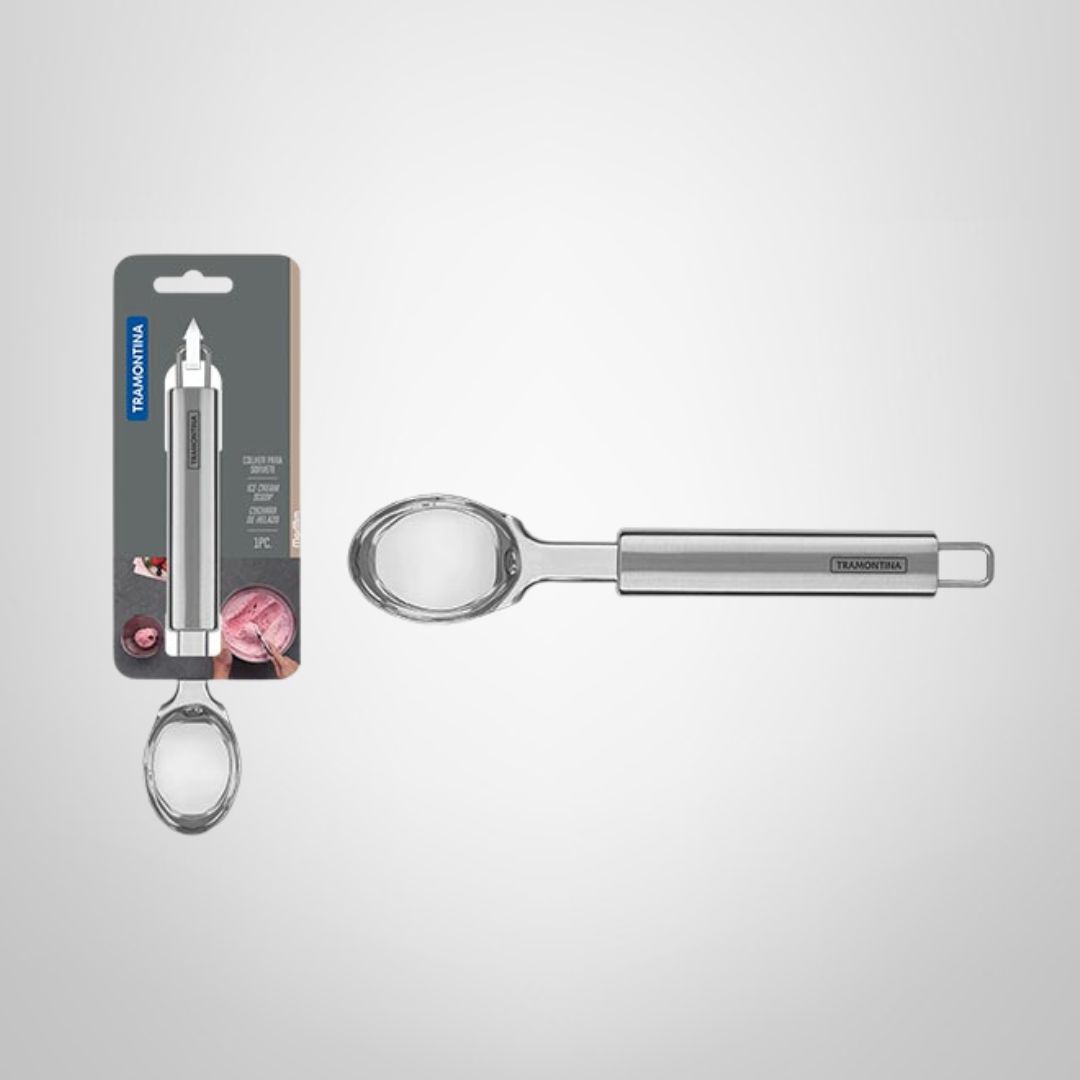 Cuchara para Helado de Acero Inoxidable &quot;Marffim&quot; TRAMONTINA