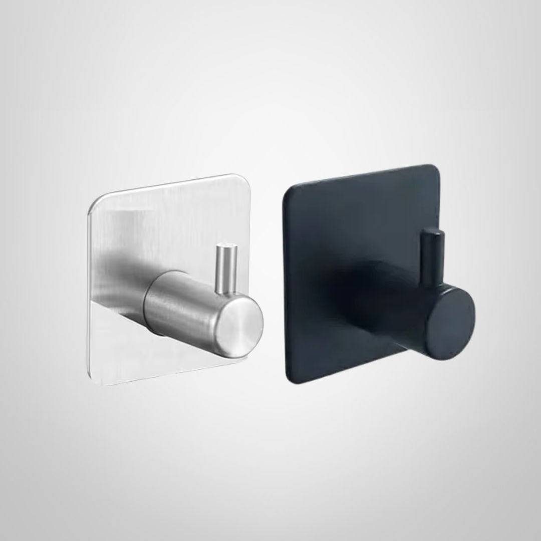 Percha de Acero Inoxidable Auto-adhesiva para Pared