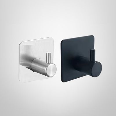 Percha de Acero Inoxidable Auto-adhesiva para Pared