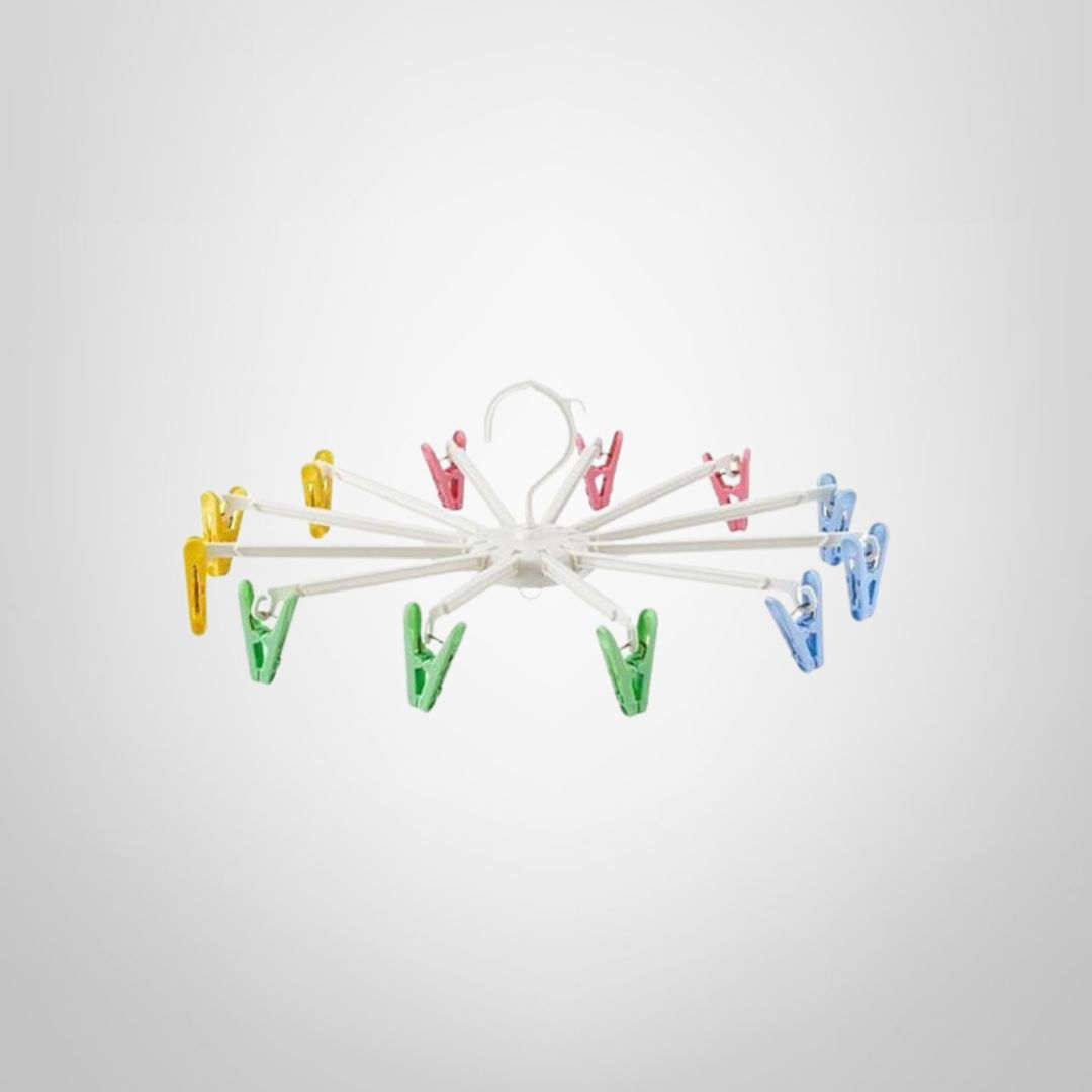 Tendedero Colgante 12 Palillos de Plástico