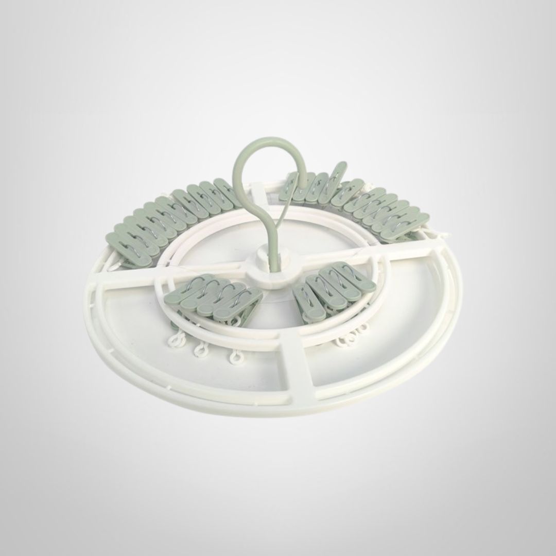 Tendedero Colgante de Plástico 28 Palillos Colores Surtidos