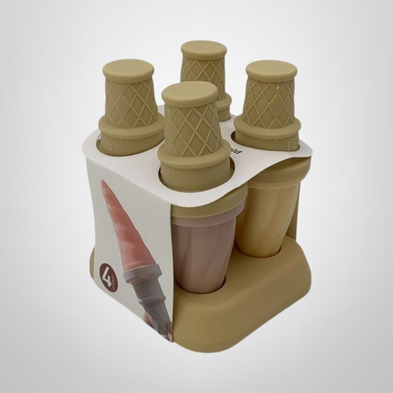 Molde para Helados x4 "Cucurucho" 12x14x11cm