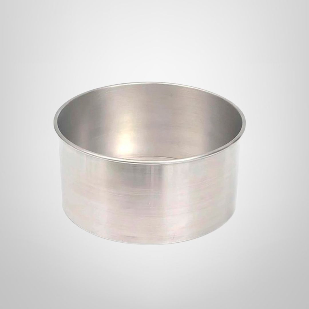 Molde Torta Fondo Fijo Alta de Aluminio 14,5x10cm