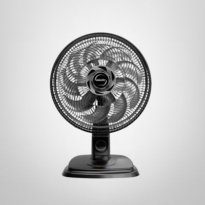 Ventilador 2 en 1 de Mesa/Pared 40cm 140w Negro MALLORY