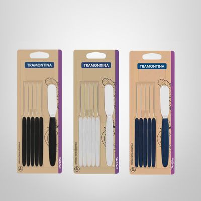 Juego de Espátulas p/Untar x6 &quot;Ipanema&quot; TRAMONTINA