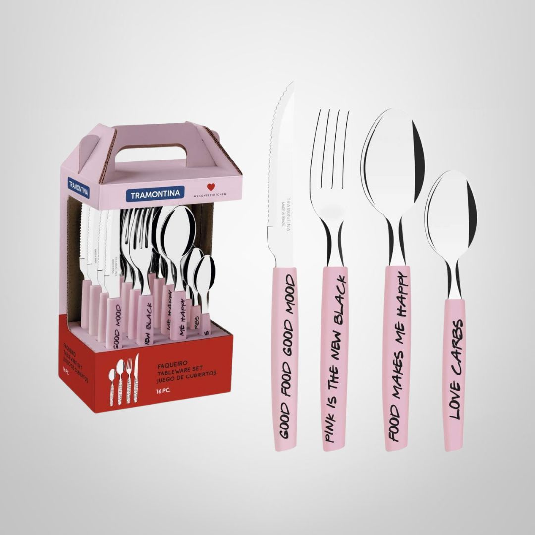 Juego de Cubiertos 16 Piezas ¨My Lovely¨ TRAMONTINA