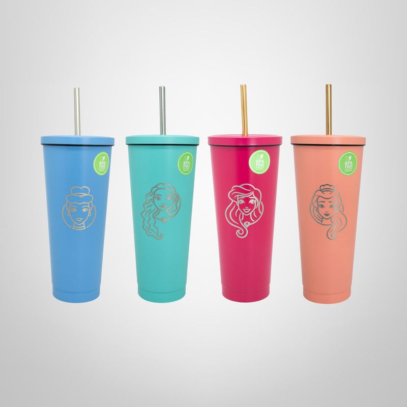 Vaso Tumbler de Acero Inoxidable 700ml ¨Princesas¨KEEP