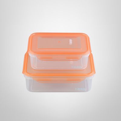 Juego de 2 Recipientes Herméticos Apilables Distinto Tamaño KEEP