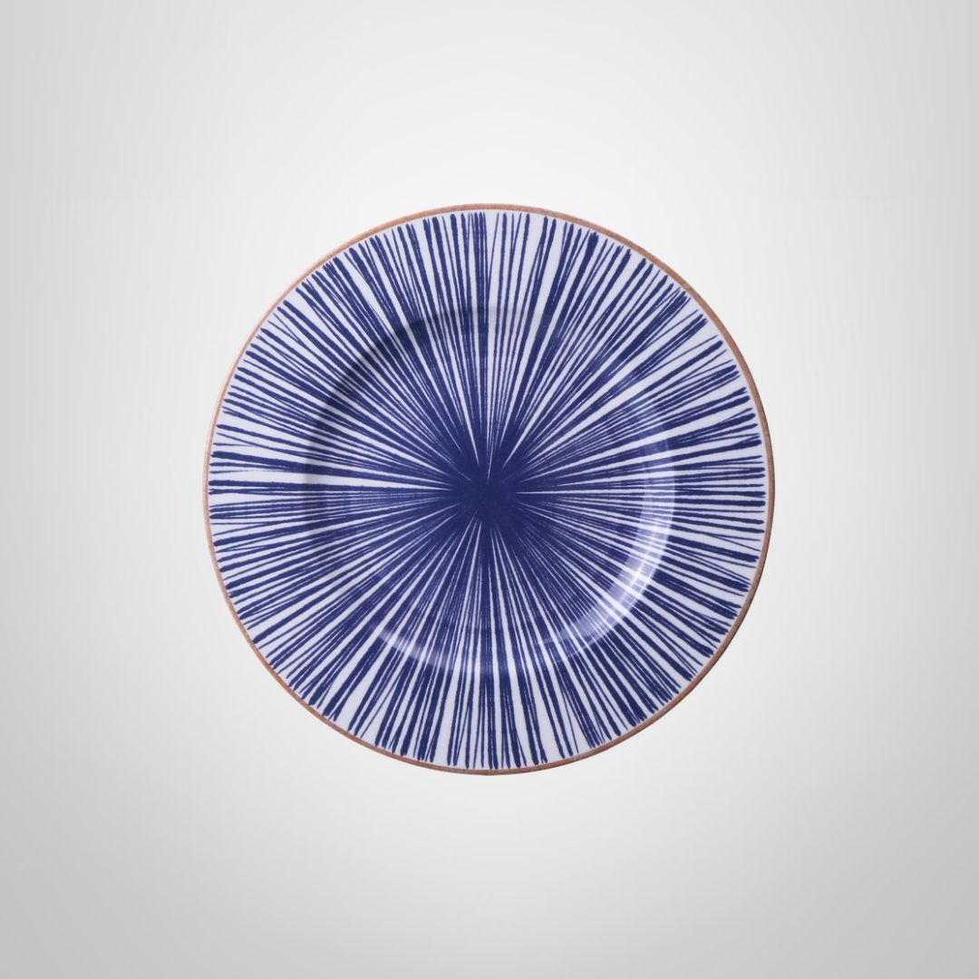 Plato Llano de Porcelana 28cm ¨Abstratta¨ TRAMONTINA