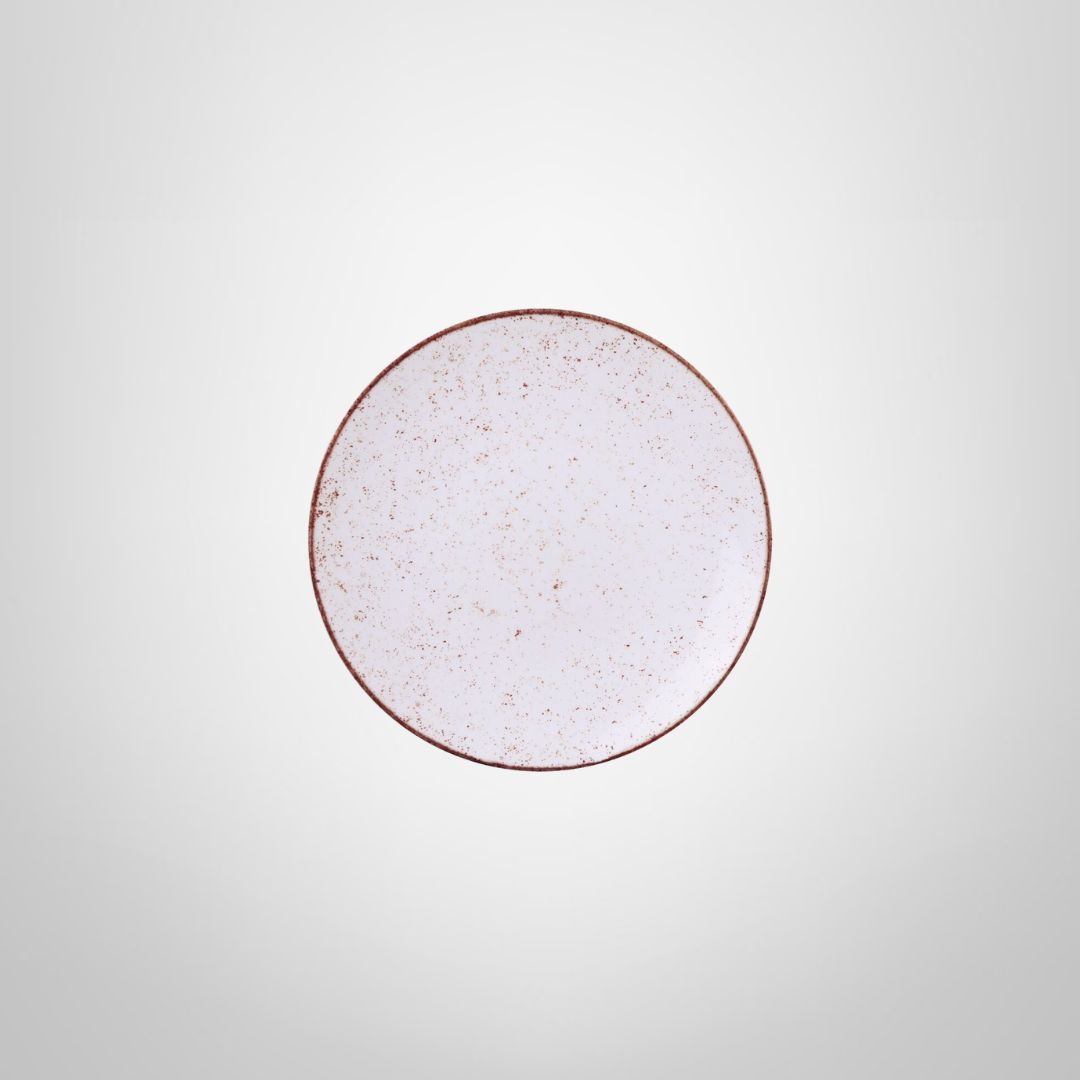 Plato de Postre de Porcelana 21cm ¨Rustic Brown¨ TRAMONTINA