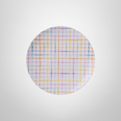 Plato Llano de Porcelana 25cm ¨Sweet Color¨ TRAMONTINA