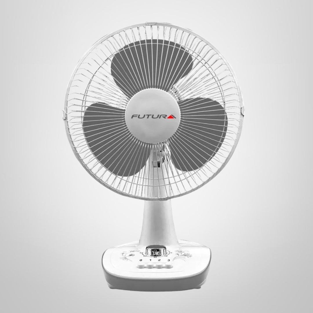 Ventilador de Mesa 30cm Blanco/Gris FUTURA