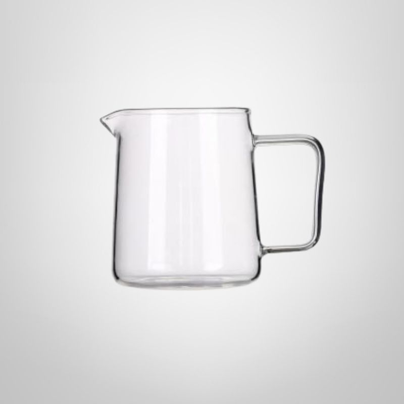 Jarra de Vidrio Borosilicato 320ml c/Pico Barista