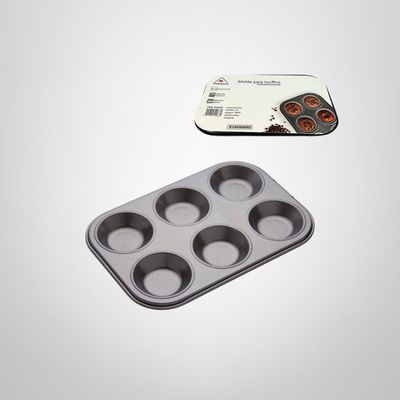 Molde para Muffins Anti-Adherente x6