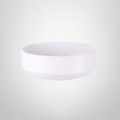 Bowl Ensaladera Apilable de Porcelana Blanco 20cm "Paola" TRAMONTINA
