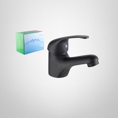 Monocomando Lavatorio Cartucho Cerámico 35mm Negro Mate GOLDEX