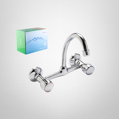 Grifo/Mezcladora para Pared de Cocina 20cm 8" GOLDEX