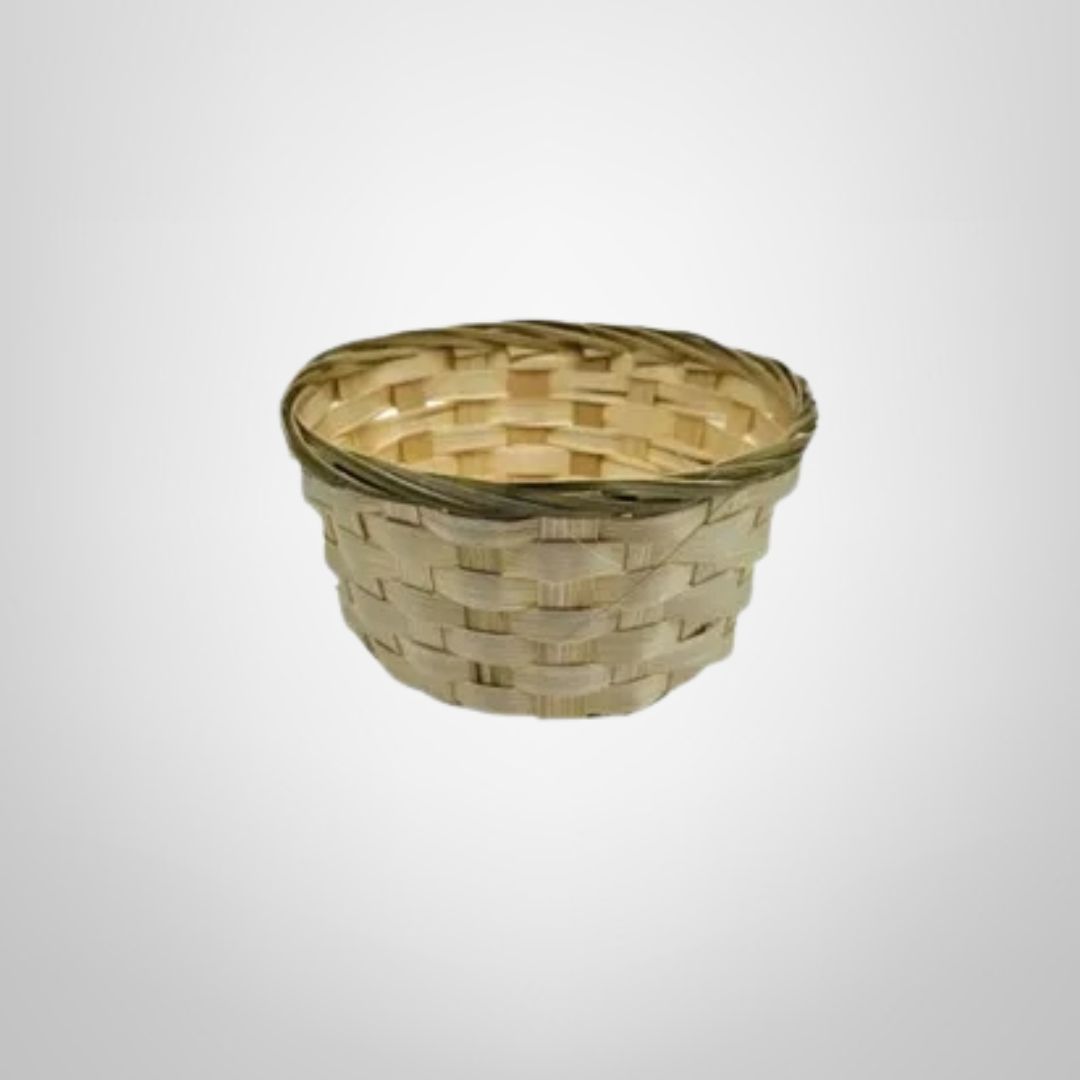 Panera de Mesa de Rattán 16x8cm