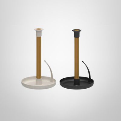 Portarollo de Cocina de Plástico con Madera "Lume" OU