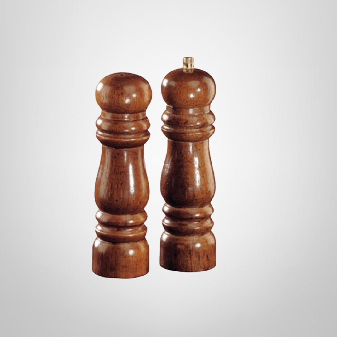 Set Salero y Molinillo de Madera 16cm FACKELMANN