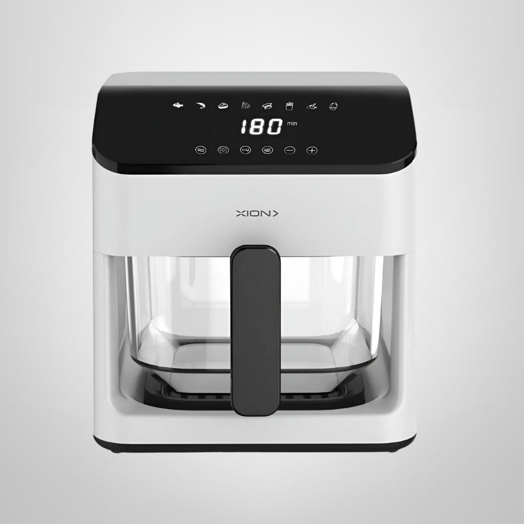 Freidora sin Aceite c/Cesto de Vidrio Templado 4,8L XION