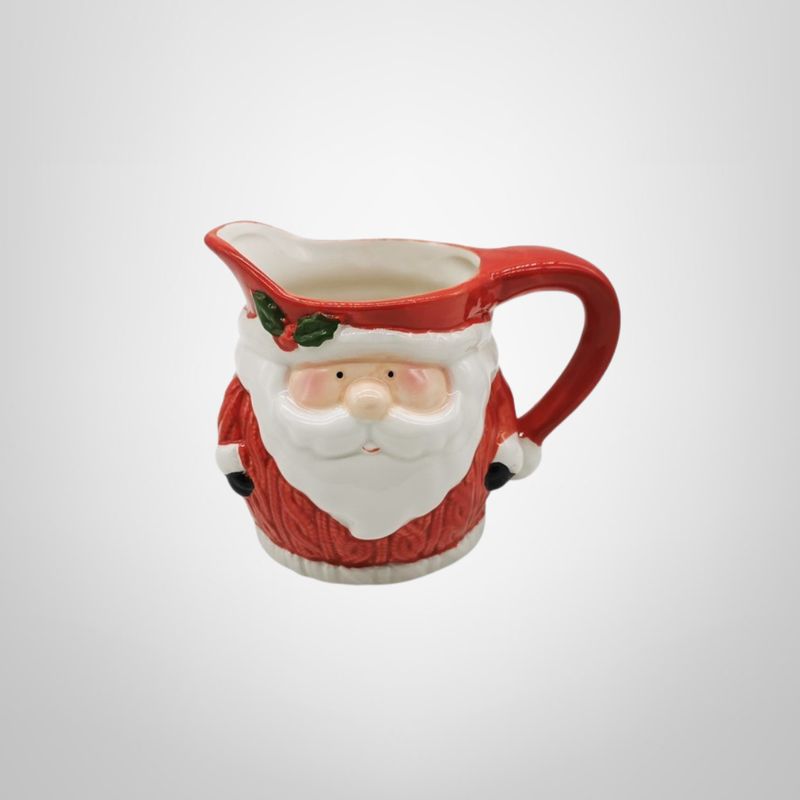 Jarra de Cerámica con Diseño Navideño 8,5x10cm