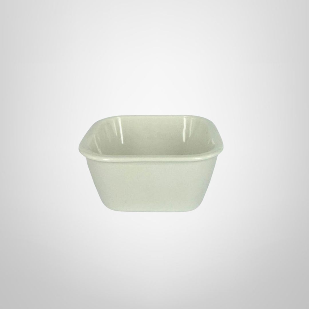 Dip de Cerámica Blanco Cuadrado 8,5x8,5cm