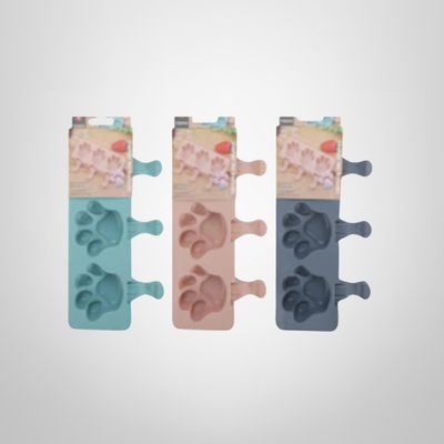 Molde de Silicona 3 Huellitas 19x11,3x2,3 + 50 Palillos de Bambu