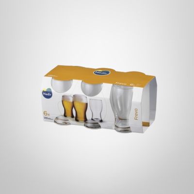 Juego de 6 Vasos Cerveza 220ml "Frevo" NADIR