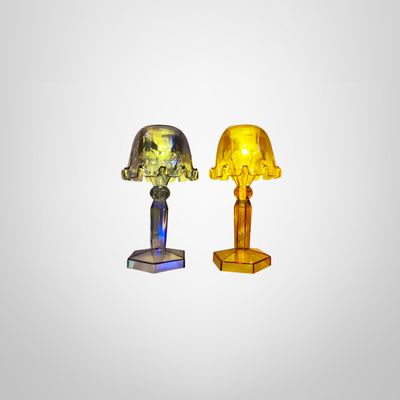 Juego de 2 Lamparitas para Mesa 13,5x12x6,5cm