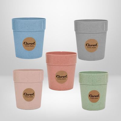 Vaso Plástico 300ml "Areia" CAROL
