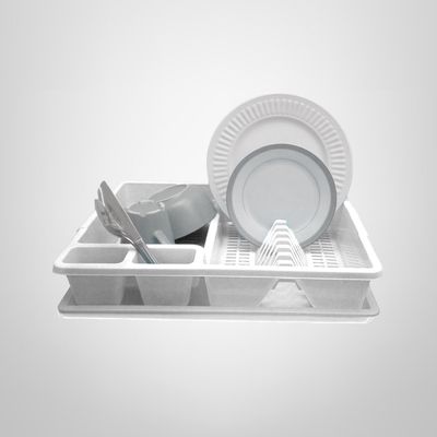 Escurridor Plastico Rectangular Blanco 45x37x8cm