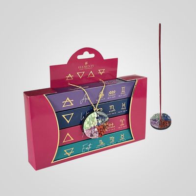 Set de inciensos x4 + porta